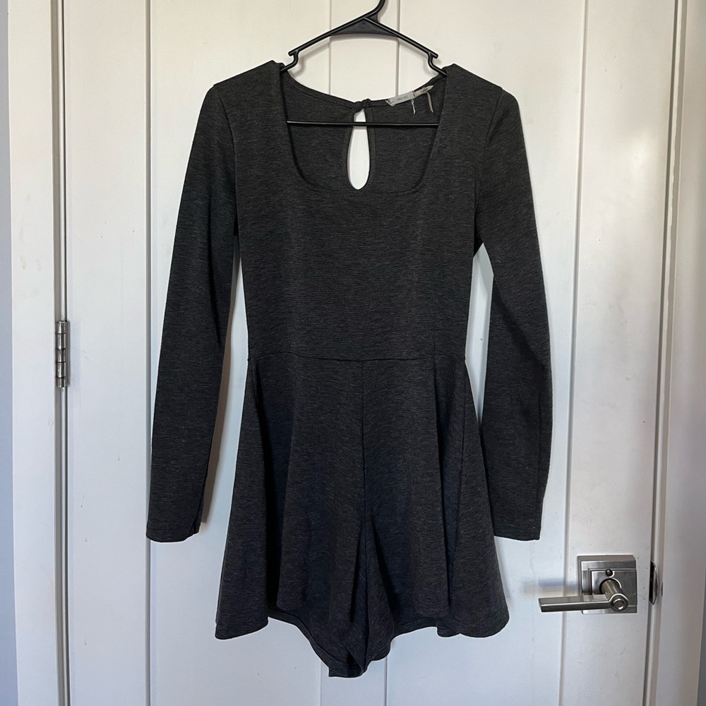 charcoal urban romper